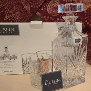 Crystal Whiskey Decanter Set